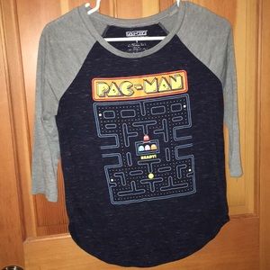 PAC MAN 3/4 length tee